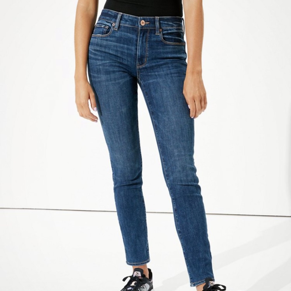 NWT AE High Waisted Skinny Jeans Size 2R